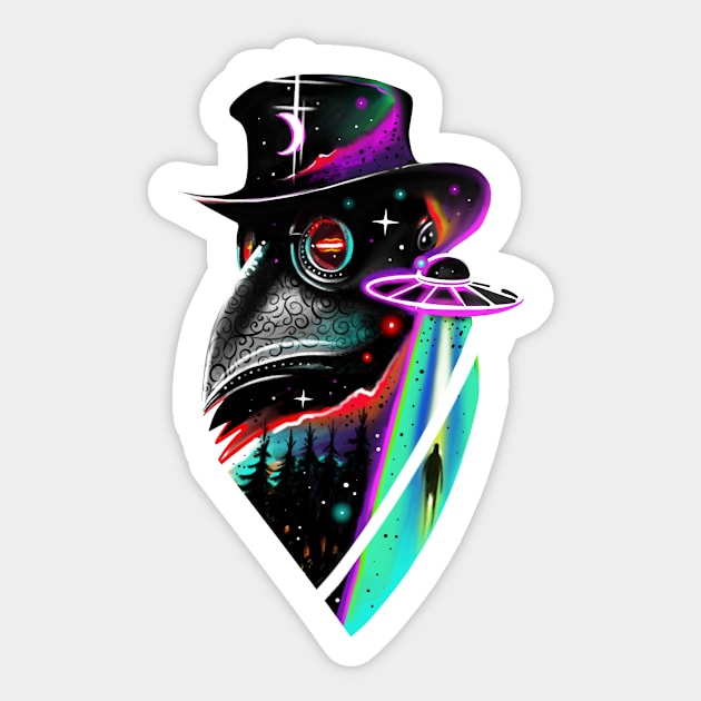 The plague doctor Sticker by IvanJoh